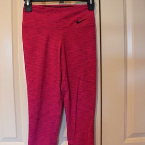 Nike DRI-FIT Pink Capri Leggings- XS